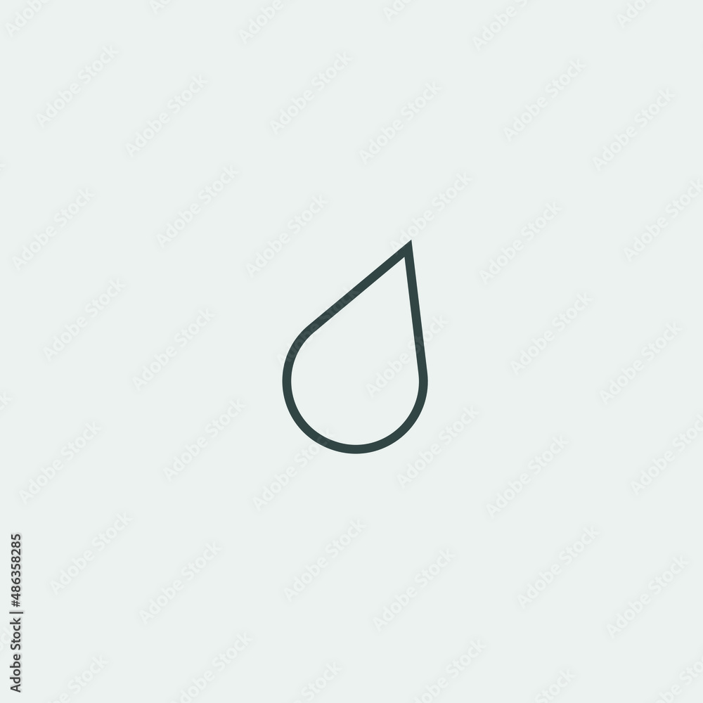 Rain_drop vector icon illustration sign Rain_drop vector icon illustration sign