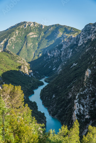 General views of Gorges du Tarn, Provence-Alpes-Cote d'Azur (France).