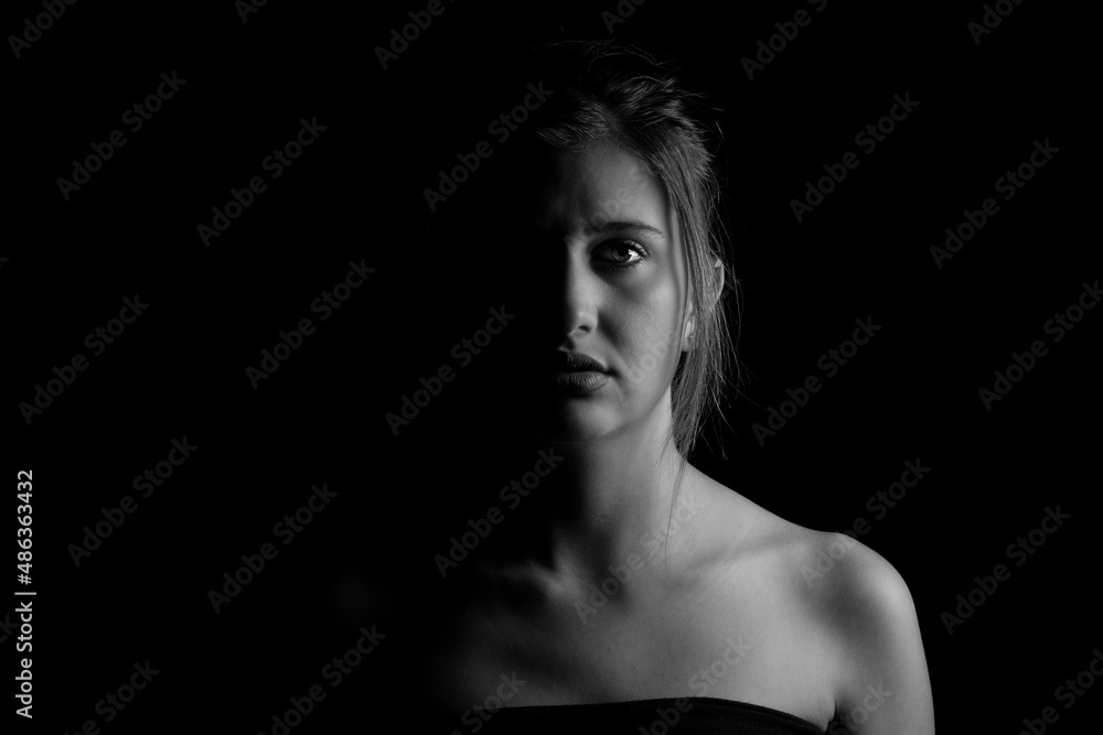Naklejka premium portrait of a woman