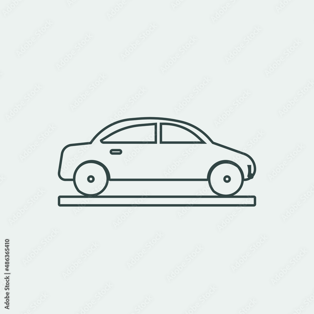 car vector icon illustration sign 
