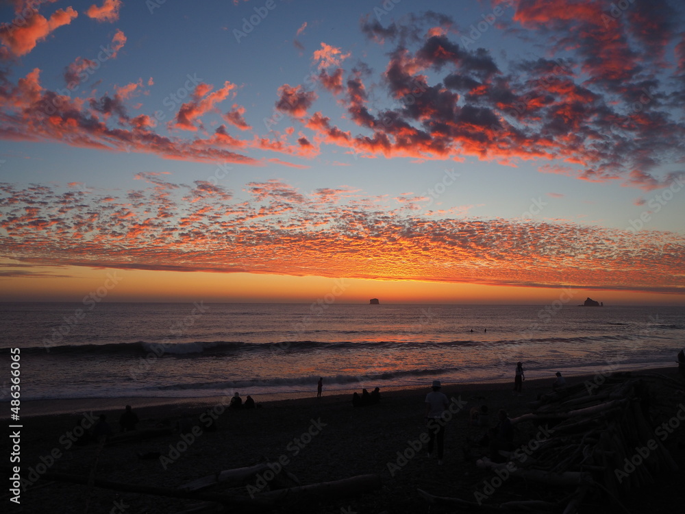 Obraz premium sunset in olympic national park