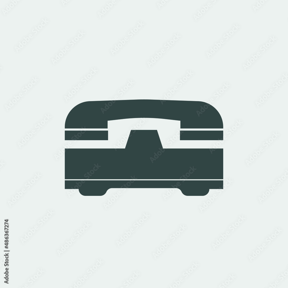 telephone vector icon illustration sign telephone vector icon illustration sign