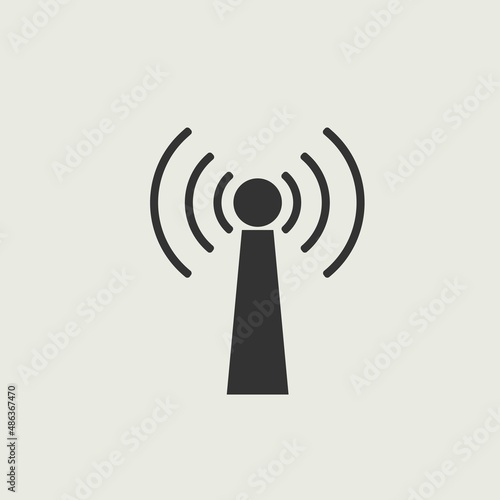 signal vector icon illustration sign 