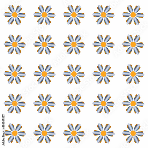 Colored Flowers Pattern