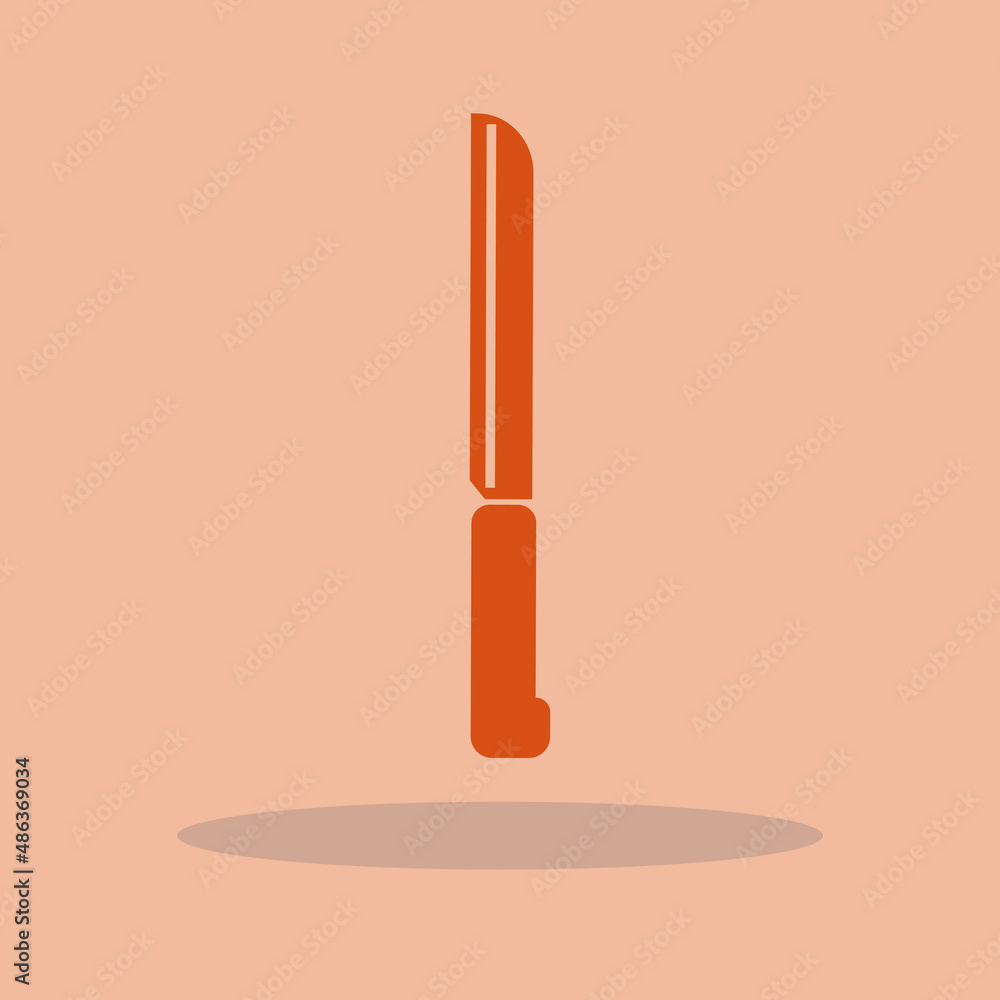 Knife vector icon illustration sign