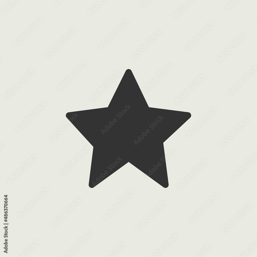 Star vector icon illustration sign Star vector icon illustration sign
