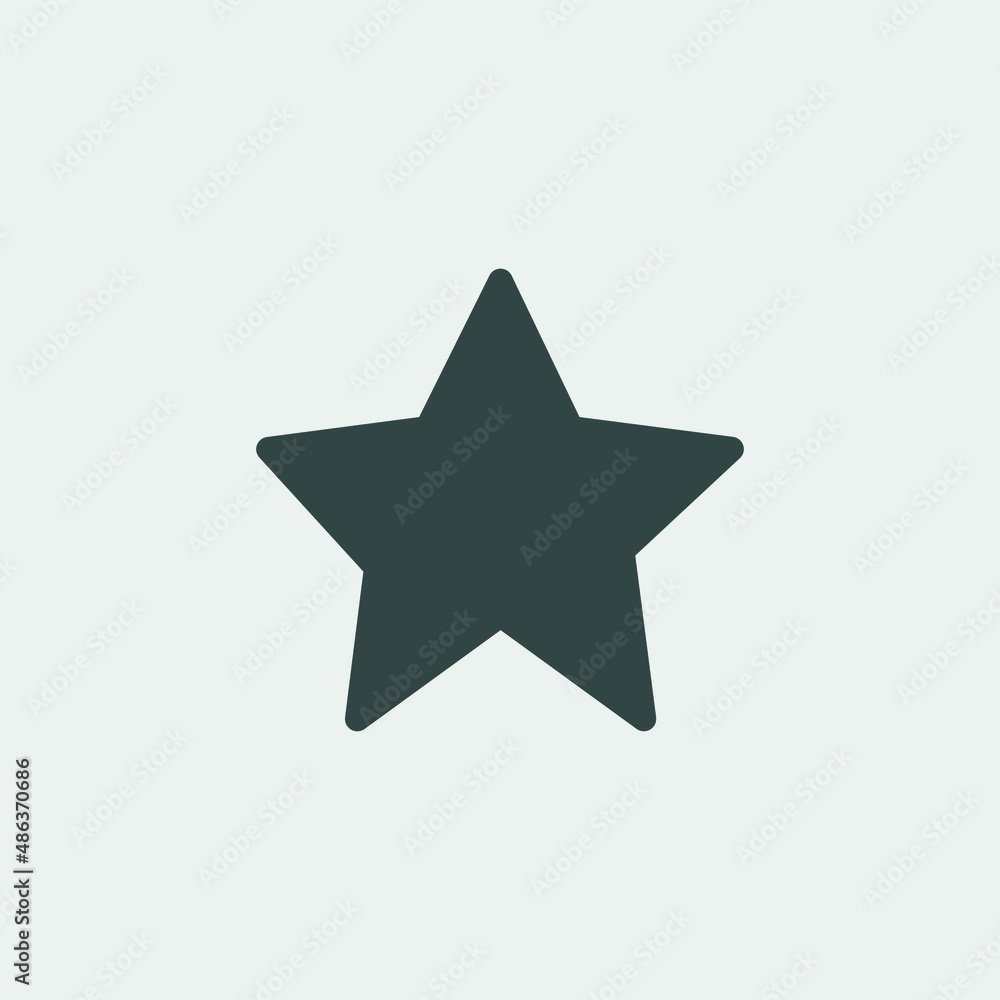 Star vector icon illustration sign Star vector icon illustration sign