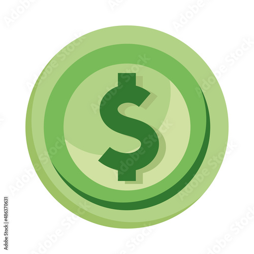 green coin money dollar