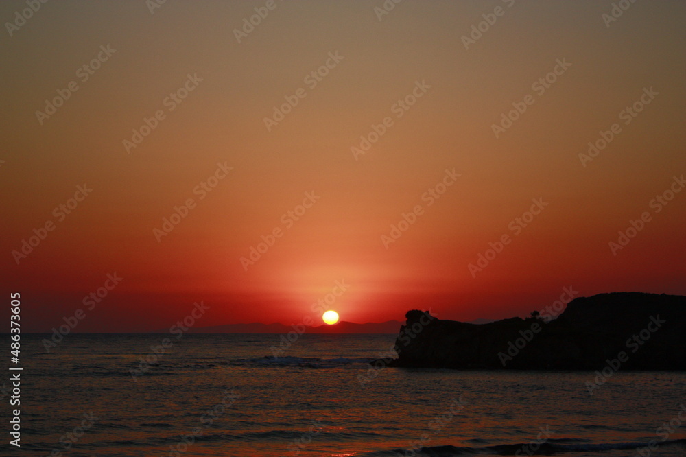 Sunset in Marmaris Turkey Sunset in Marmaris Turkey