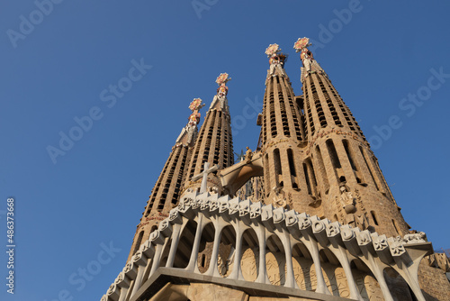 Catedral Sagrada Família em Barcelona, Espanha