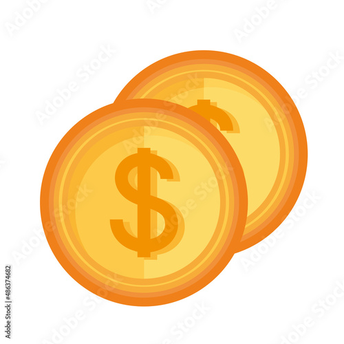 two coins dollars