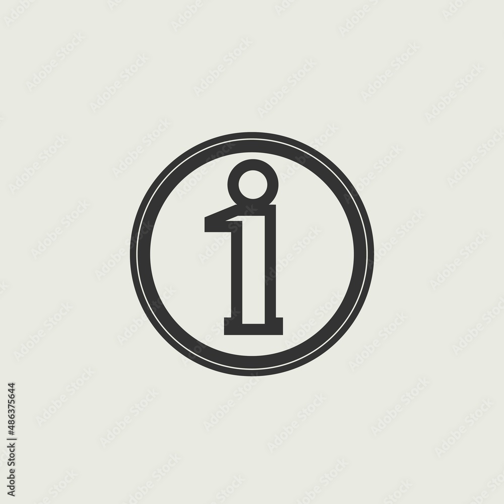 Information vector icon illustration sign Information vector icon illustration sign