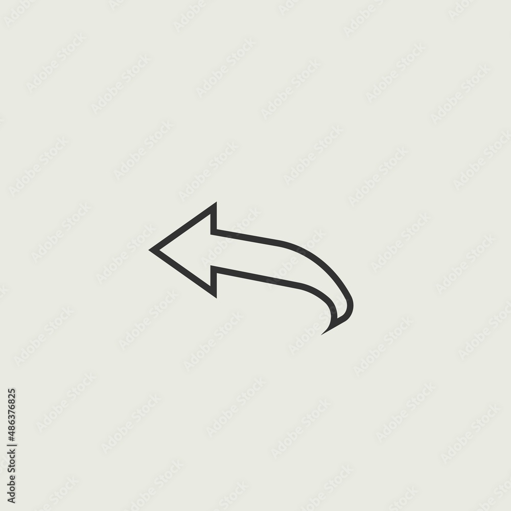 Share arrow vector icon illustration sign