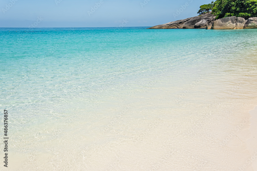 Beautiful beach and sea Koh Miang island No.4 in Mu Ko Similan National Park, Phang Nga, Thailand