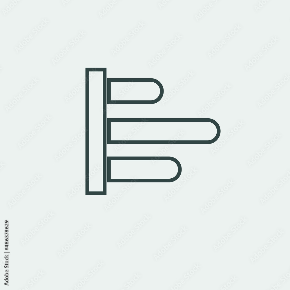 Graph vector icon illustration sign Graph vector icon illustration sign