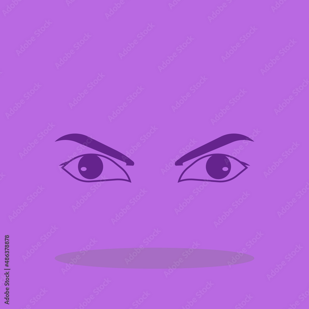 Eyes vector icon illustration sign Eyes vector icon illustration sign