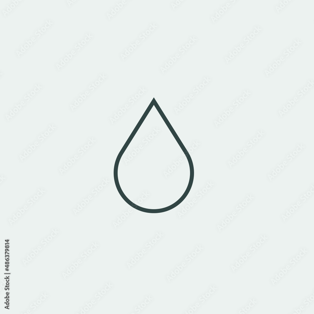 Liquid_drop vector icon illustration sign Liquid_drop vector icon illustration sign