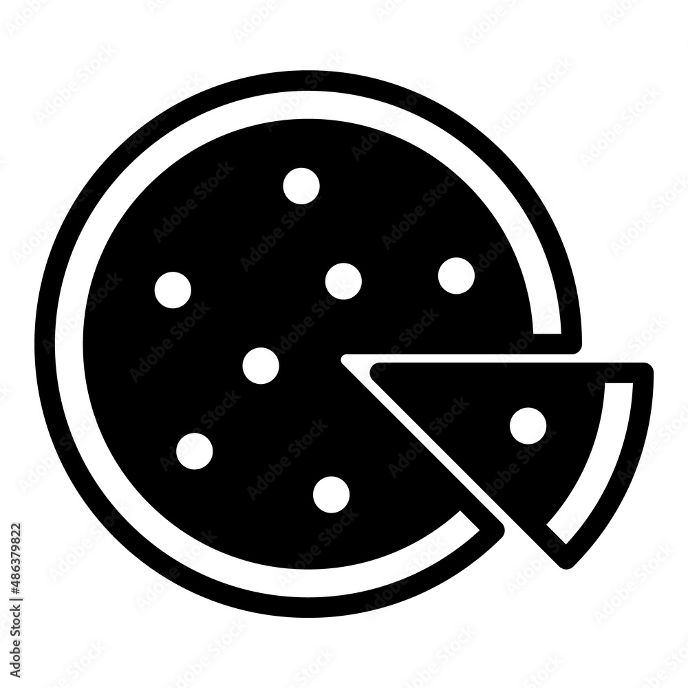 Pizza Flat Icon Isolated On White Background Pizza Flat Icon Isolated On White Background