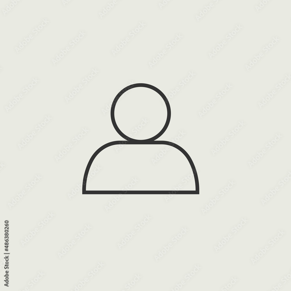 Person vector icon illustration Person vector icon illustration