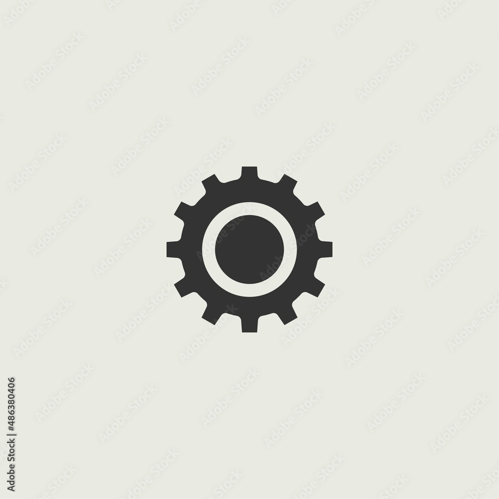 Settings vector icon illustration sign Settings vector icon illustration sign
