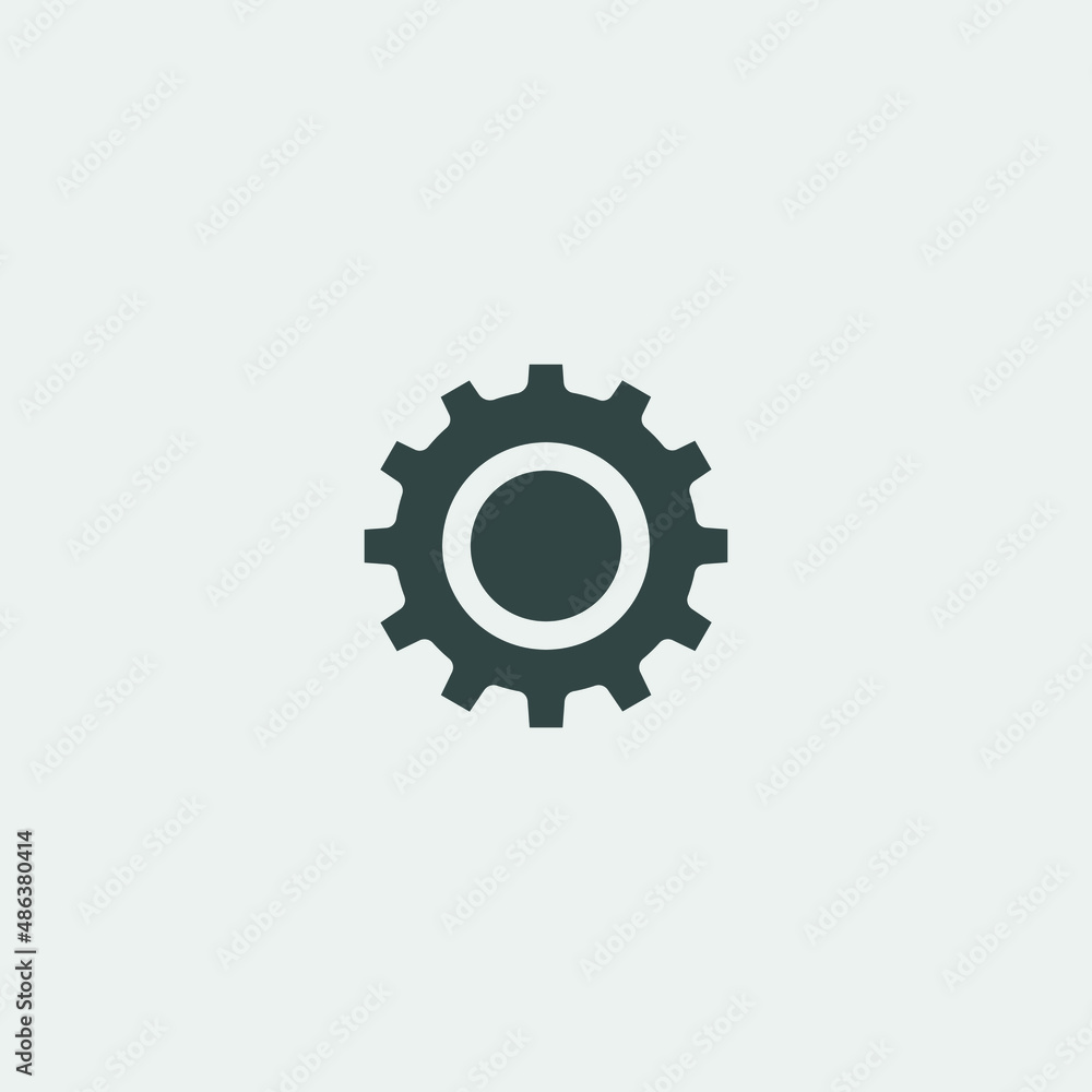Settings vector icon illustration sign Settings vector icon illustration sign