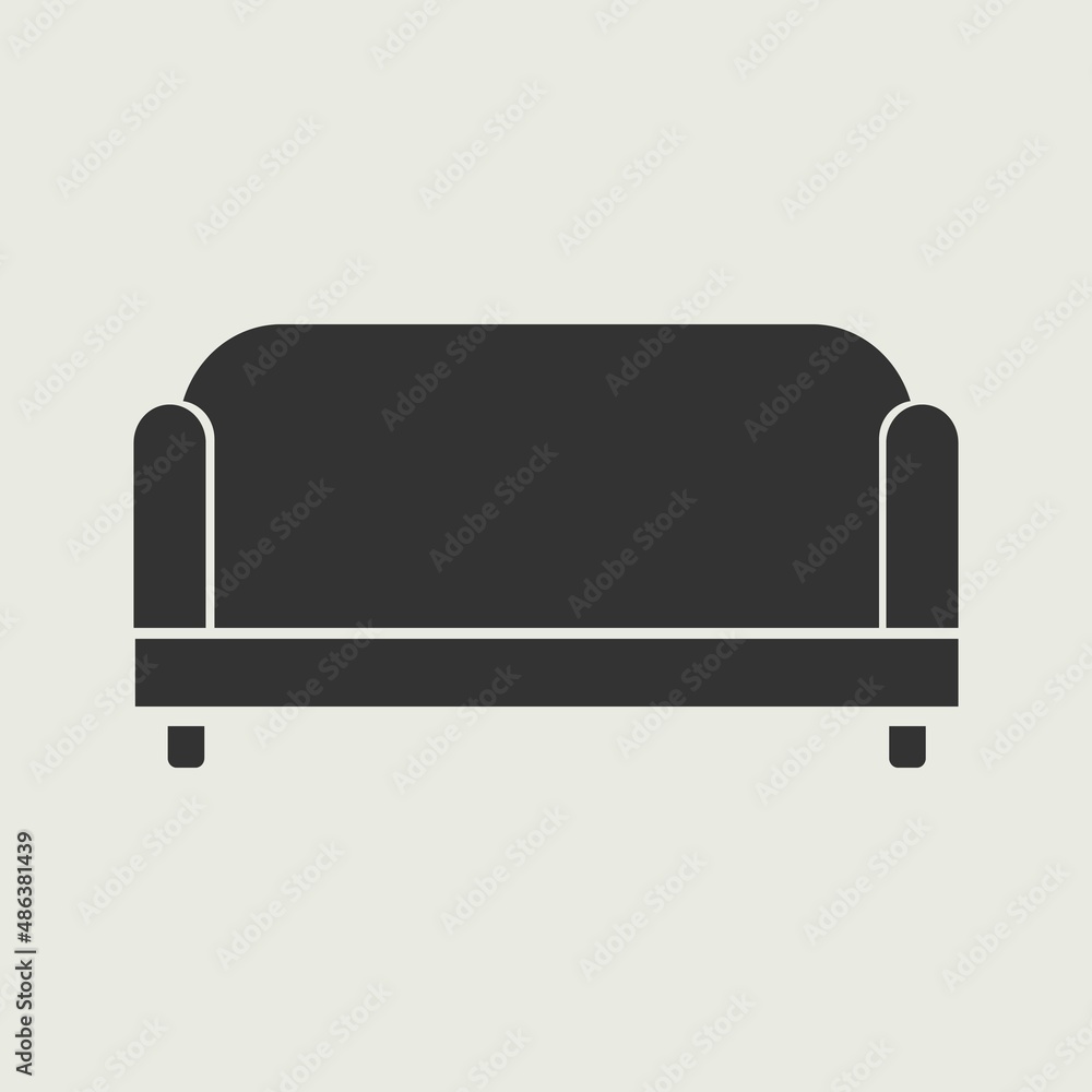 couch vector icon illustration sign couch vector icon illustration sign