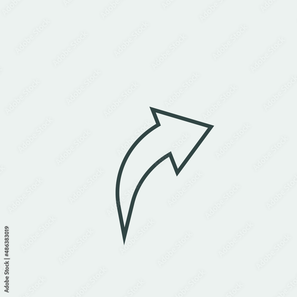 Share_arrow vector icon illustration sign Share_arrow vector icon illustration sign