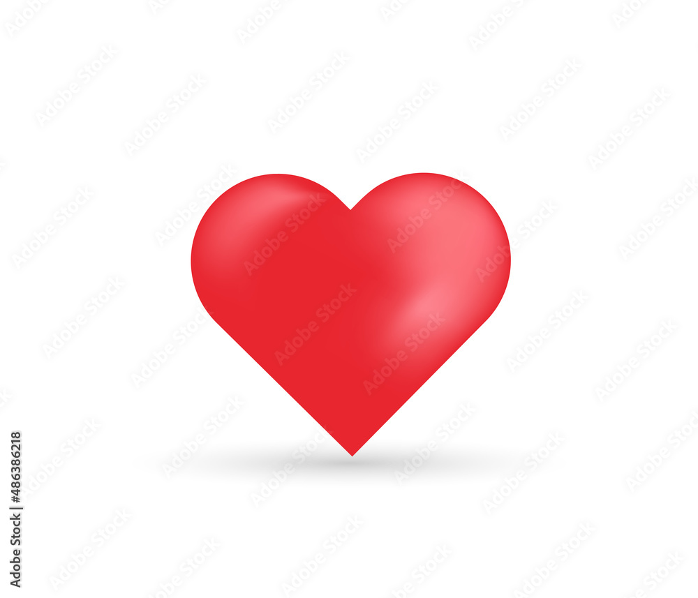 Valentine Love Illustration premium vector