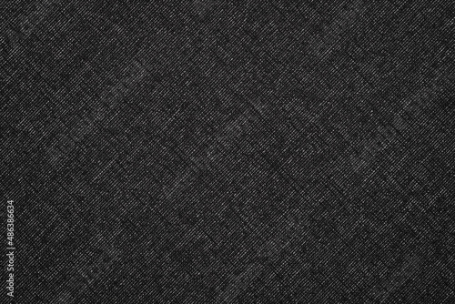 black fabric texture, natural linen textile as background