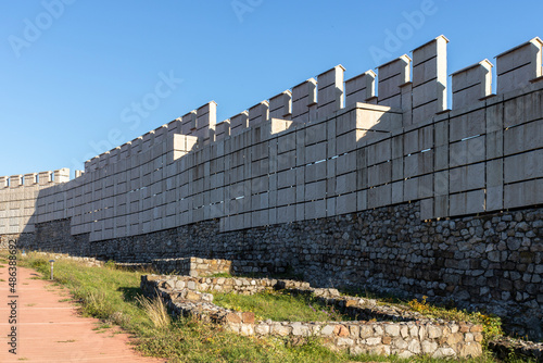 Ruins of medieval fortificated city of Krakra, Bulgaria photo