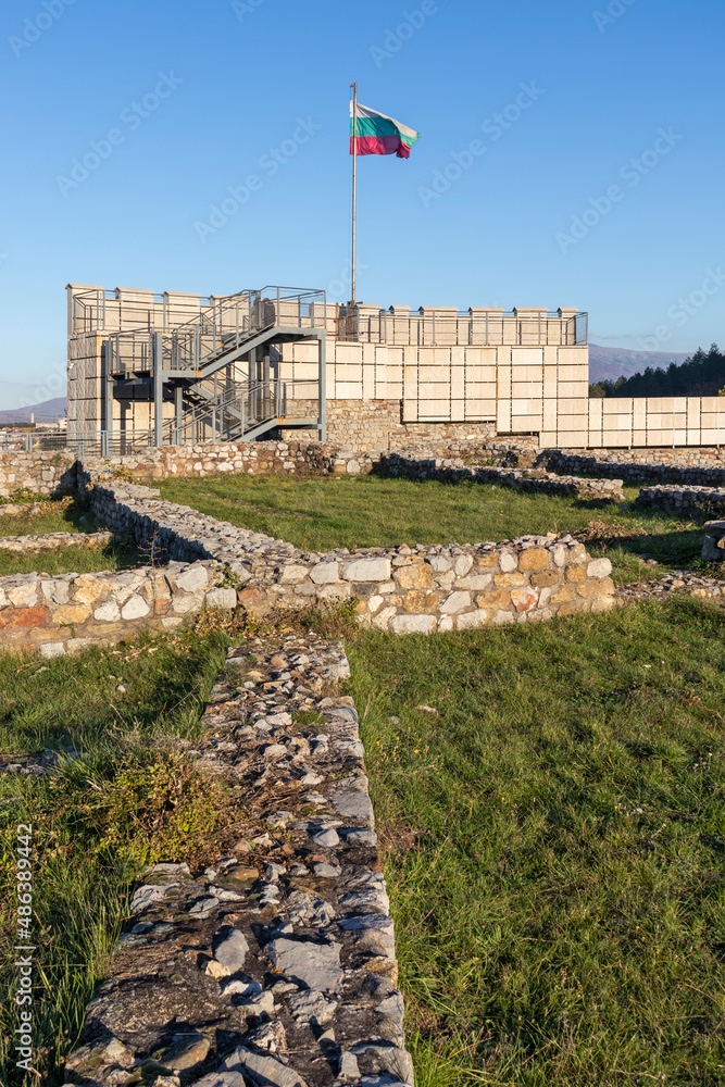 Ruins of medieval fortificated city of Krakra, Bulgaria