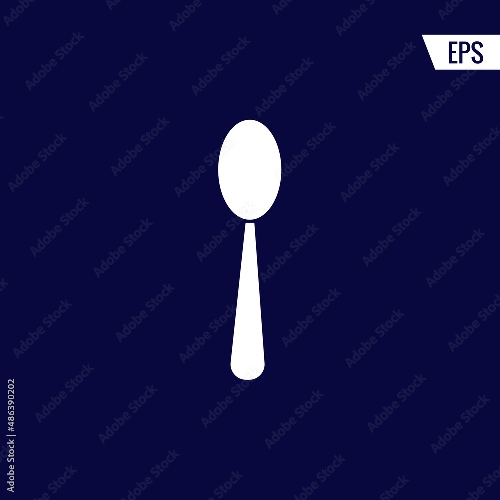 Cutlery spoon vector icon illustration sign Cutlery spoon vector icon illustration sign