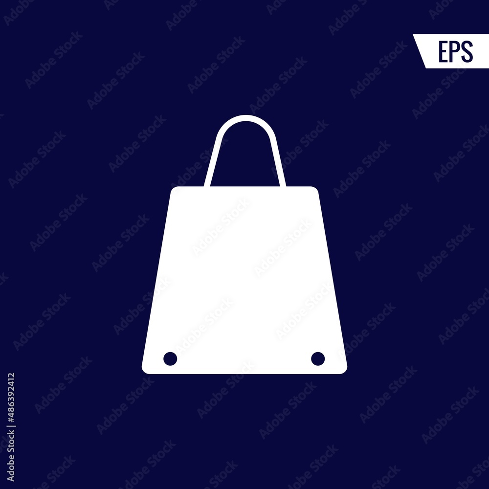 Shopping bag vector icon illustration sign Shopping bag vector icon illustration sign