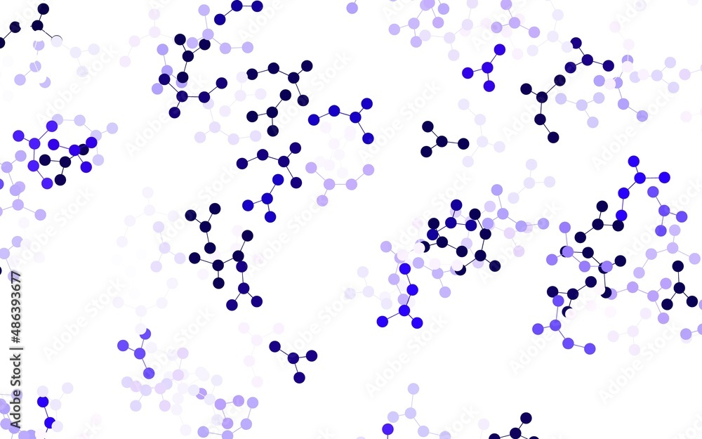 Light Purple vector template with artificial intelligence structure. Light Purple vector template with artificial intelligence structure.