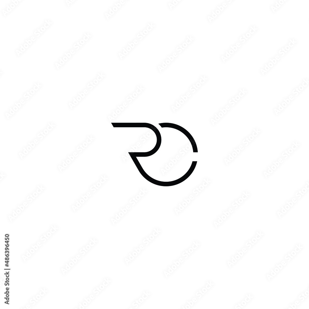 initial letter RC logo simple and modern vector design initial letter RC logo simple and modern vector design