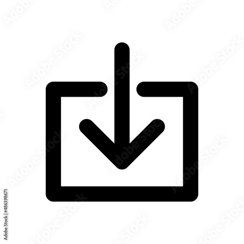 download icon - outline style