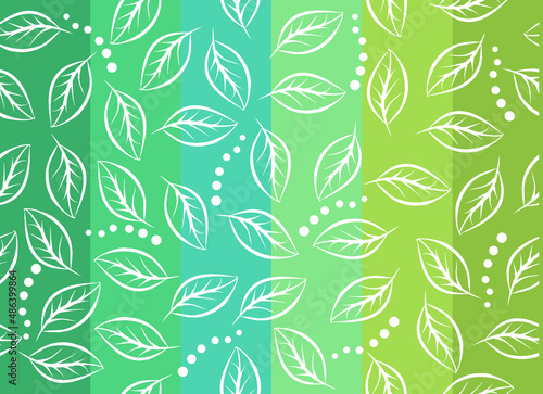 Leaf Pattern Design. exclusive background, natural pattern. Vector EPS 10