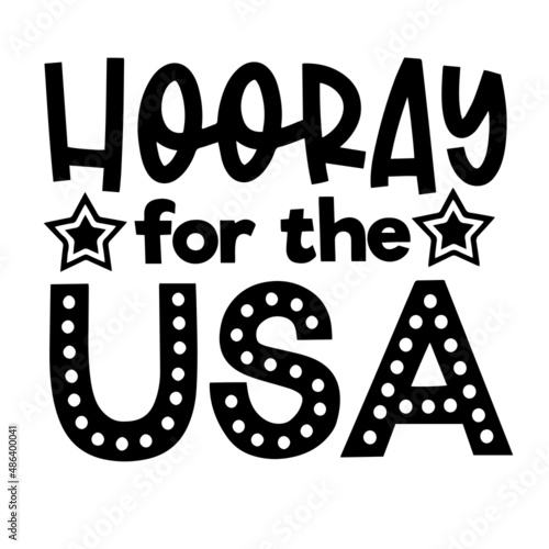 hooray for the usa inspirational quotes, motivational positive quotes, silhouette arts lettering design