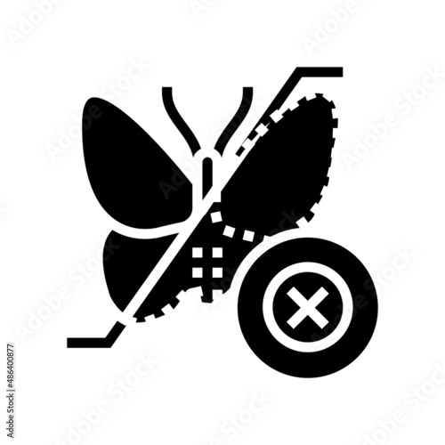 tattoo removal glyph icon vector. tattoo removal sign. isolated contour symbol black illustration