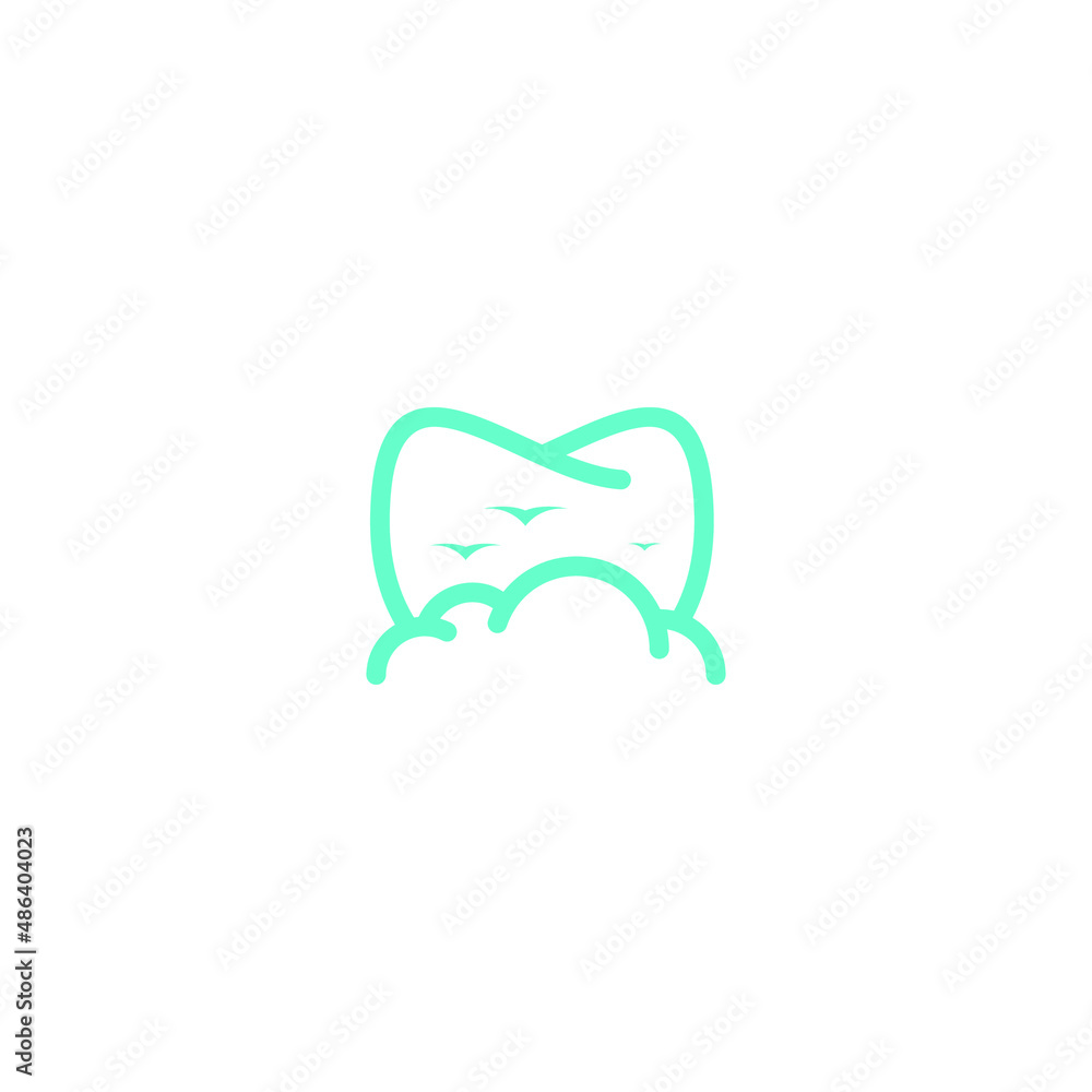Dental Cloud Logo Simple