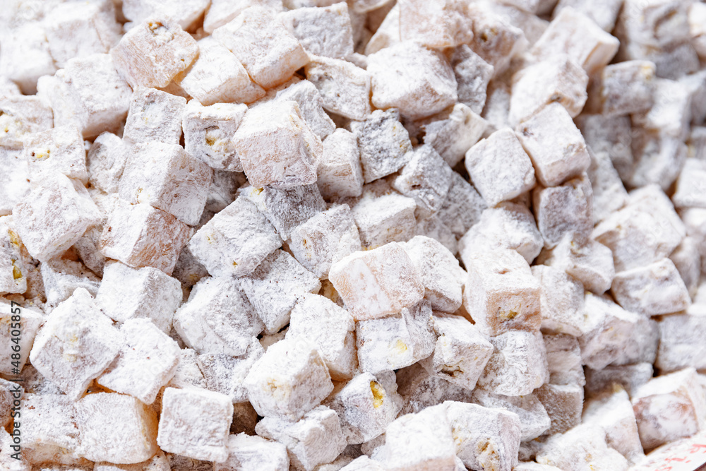 Turkish delight (lokum) at the Grand Bazaar at Istanbul Turkish delight (lokum) at the Grand Bazaar at Istanbul