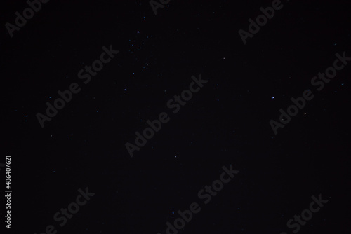 stars on black sky, black space night background