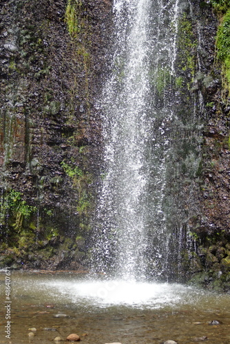 Taxopamba Waterfall outside of Otavalo  Ecuador