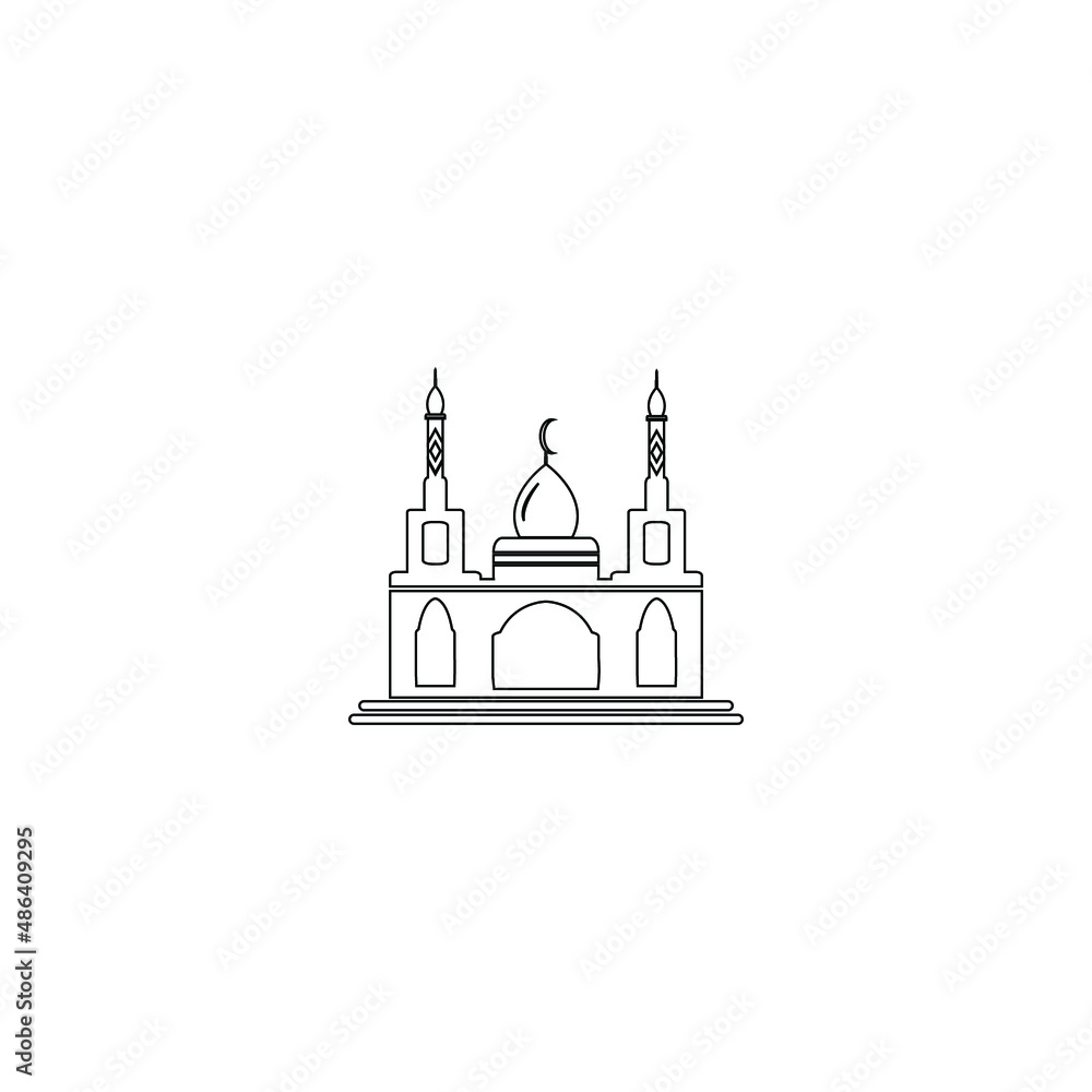 mosque icon logo image vector illustration mosque icon logo image vector illustration