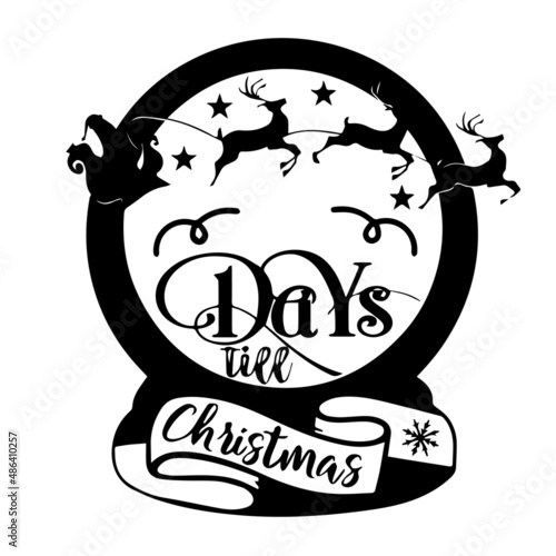 days till christmas inspirational quotes, motivational positive quotes, silhouette arts lettering design