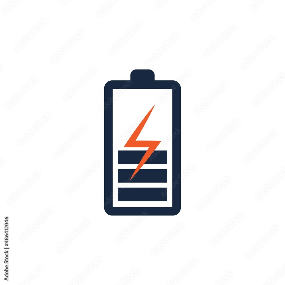 Power Battery Logo icon vector illustration Design Template.Battery Charging vector icon.Battery power and flash lightning bolt logo Power Battery Logo icon vector illustration Design Template.Battery Charging vector icon.Battery power and flash lightning bolt logo