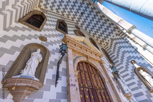 Immaculate Conception catholic Cathedral in Mazatlan historic colonial city center near Malecon and hotel zone.