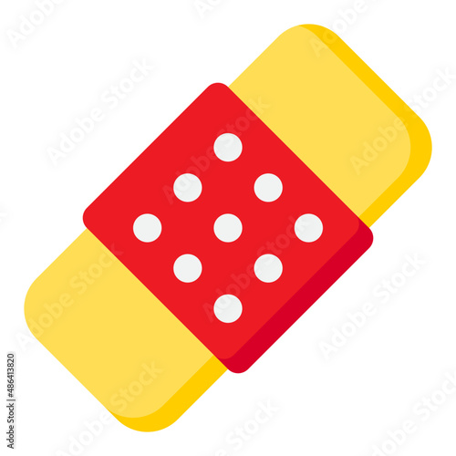 plaster flat style icon