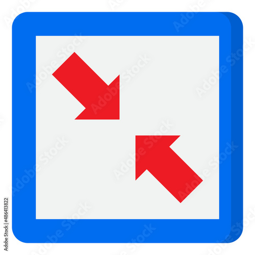 resize flat style icon