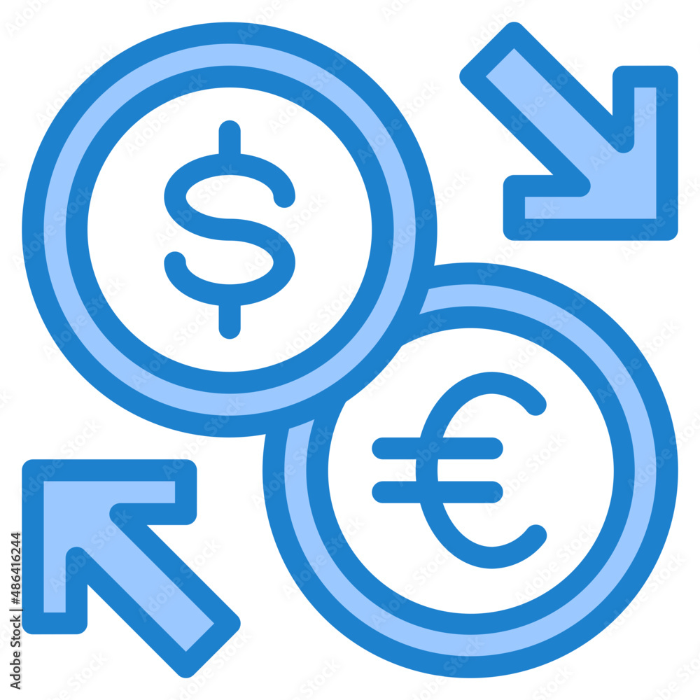 money blue style icon money blue style icon
